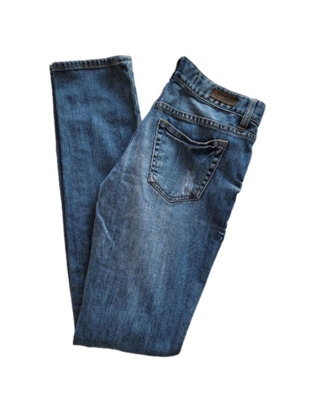 Charlotte Russe Slouchy Slim Distressed Jeans Size 0